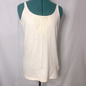 EDDIE BAUER • tank with crinkle detailing